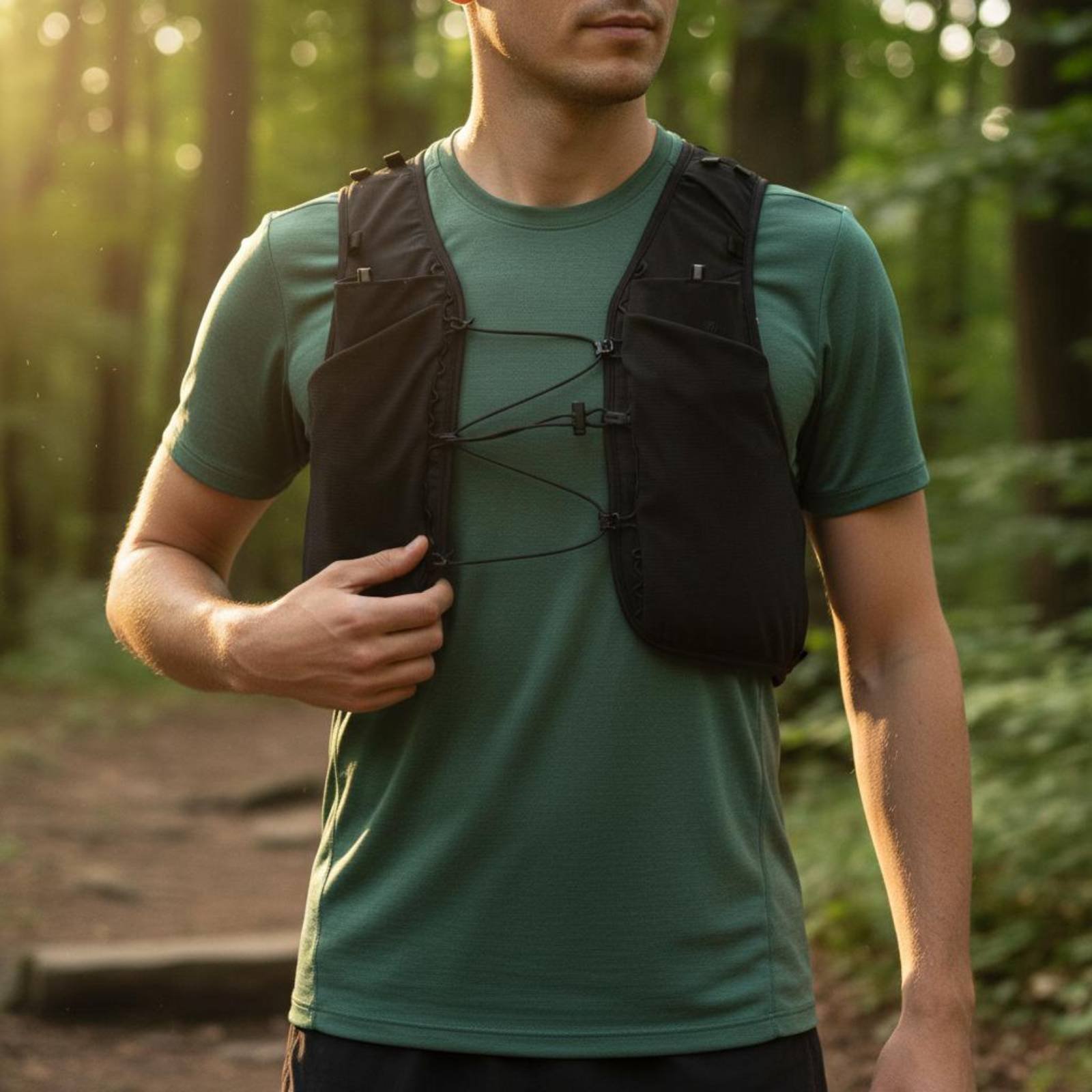 薄型速乾ランニングベスト 軽量通気性トレイルバックパックベス - Running Gear Trail のレビューと価格