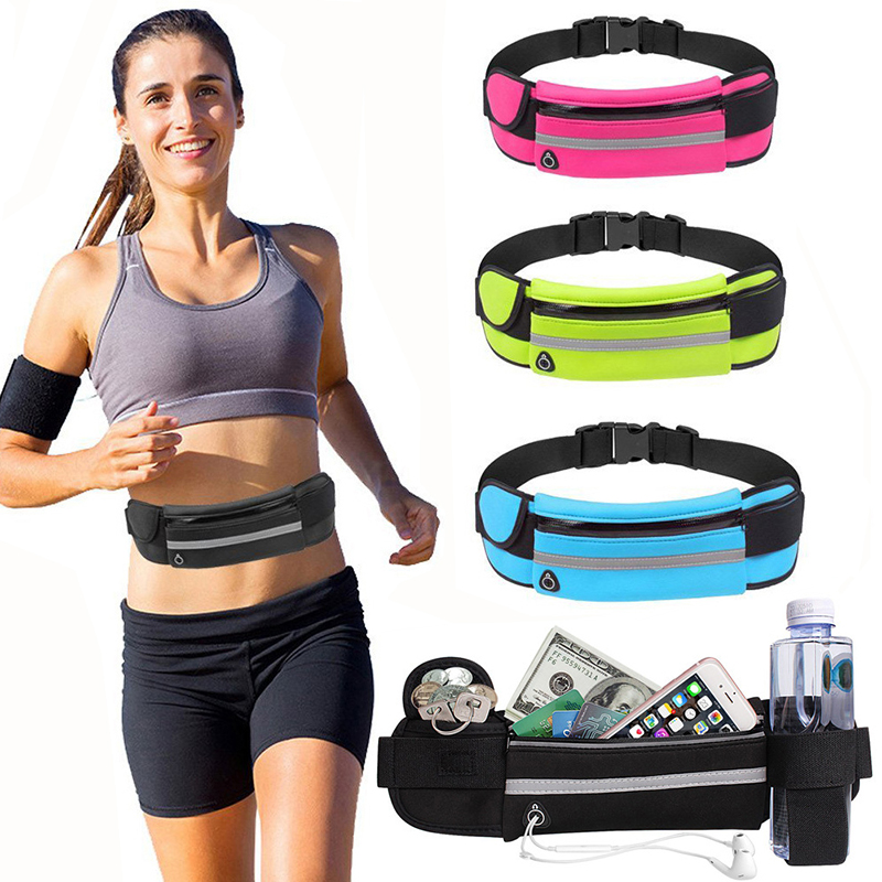 スポーツファニーパック女性ランニングウエストバッグ男性ベルト - Running Gear For のレビューと価格