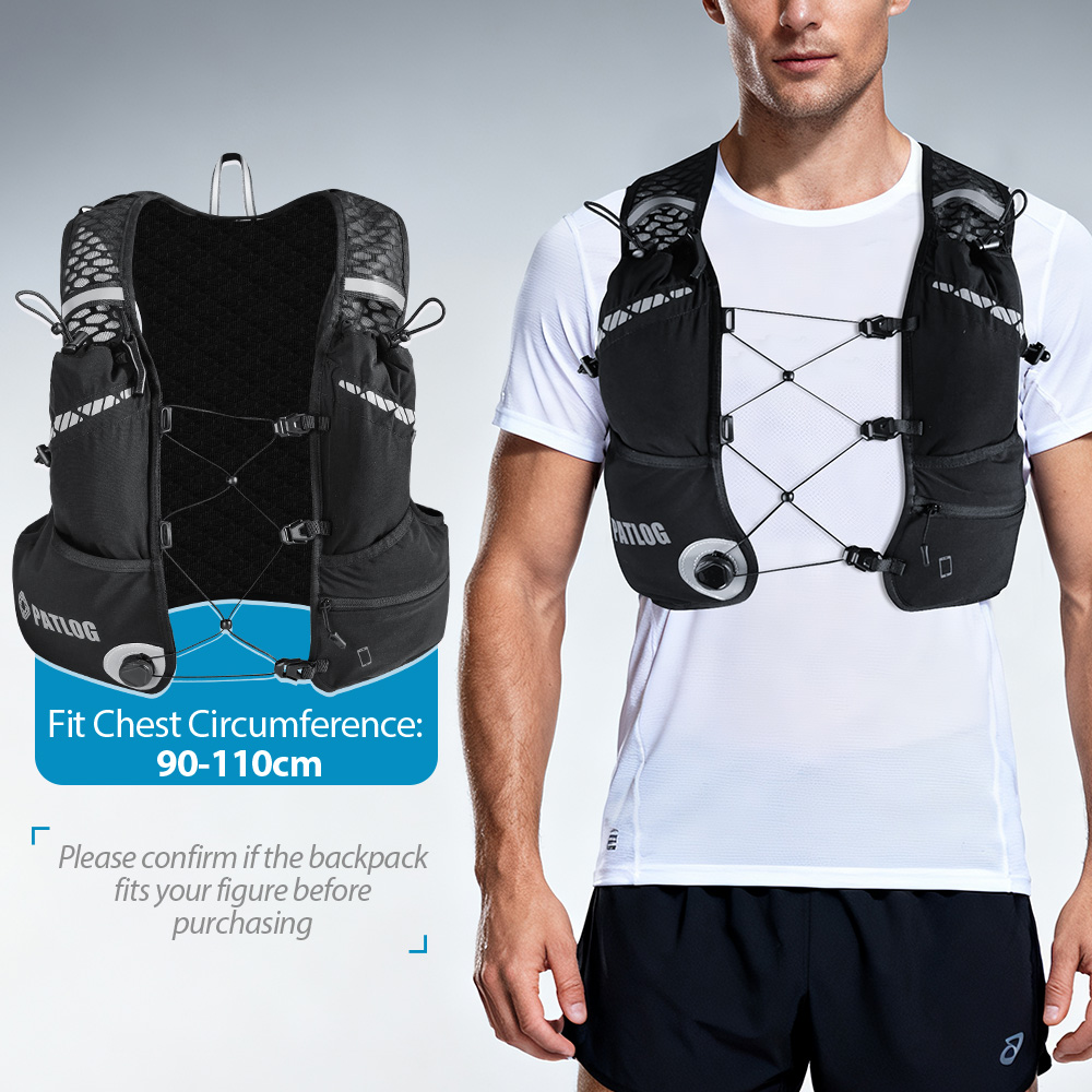 8L通気性ハイドレーションベストパック トレイルランニング  - Running Gear Trail のレビューと価格